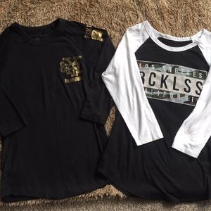 BUNDLE of 2 Young and reckless tops